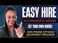 EASY HIRE No Experience Remote Jobs with Equipment Provided Set Your Own Hours