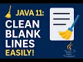Java 11 - Checking Blank Lines in Strings