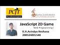 JavaScript 2D Game Development - Java Institute for Advanced Technology