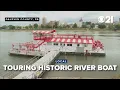 Taking a tour of the Pride of the Susquehanna river boat in Harrisburg
