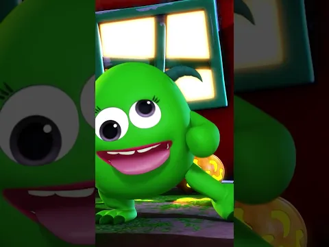The Monster Dance! 🎃 #short #LBB #nurseryrhymes