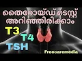 Thyroid function test in malayalam TFT
