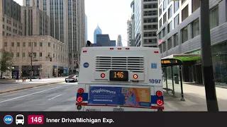CTA s Ride the Routes Route 146 Southbound Time-lapse