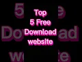Download Lagu Top 5 Best FREE MOVIE WEBSITES: to Download And Watch (2023) #shorts #video #viral