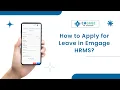 How to Apply for Leave in Emgage HRMS Mobile App Step-by-Step Guide in English