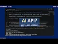 What Is an AI API Beginner Python Example AI From Zero Day 3