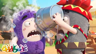 Hotheads Chilli Competition! 🌶️ | BEST of Oddbods!! | Funny Cartoons for Kids