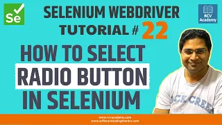 Selenium WebDriver Tutorial - How to Select Radio Button in Selenium