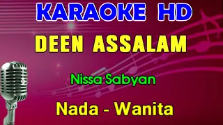 Download DEEN ASSALAM - Nissa Sabyan | KARAOKE Nada Wanita MP3