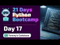 Day 17 21 Days of Python Bootcamp Installing and using 3rd Party Libraries