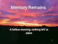 Lagu Memory Remains (Melodyspot lyrics)