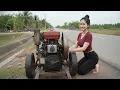 I Wish I Saw This! Girl Mechanic Revives 500KG Abandoned Tractor – Villagers Stunned!