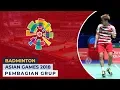 Draw Badminton Asian Games 2018 Men's and Women's Team