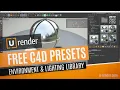 Free Environment Light Content Library Presets - U-RENDER Quick tip