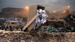How to Make a Heavy-Duty Waste Container Transporter from Scratch