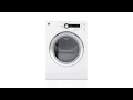 GE 4-cu ft Stackable Electric Dryer White