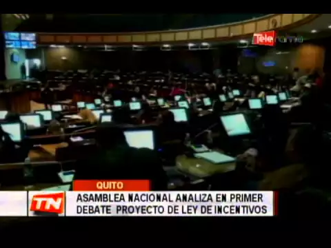 Asamblea nacional analiza en primer debate proyecto de ley de incentivos