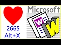 Insert Symbols And Special Characters In Word By Code Use ASCII Or Unicode Character Codes