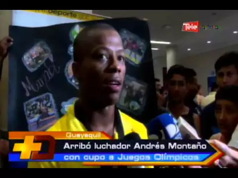 Arribó luchador Andrés Montaño con cupo a juegos Olímpicos