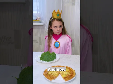 How I taught Mario and Luigi to eat healthy food #familygamestories