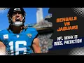 Bengals vs Jaguars Point Spread NFL Week 13 Odds Prediction