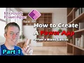 Creating a Power App from a Blank Canvas - How To Beginner Tutorial