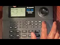 Alesis SR 16 drum machine Programming a simple beat