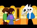 Undertale Stick Fight: Frisk/Chara VS Sans!!