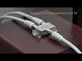 2 Way F Type Cable TV CATV Broadband Splitter 2500MHz KIT fr Virgin Media etc