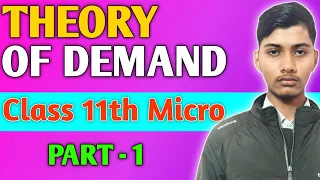 Theory of Demand 🔥 Class 11 Microeconomics | Exam Oriented Explanation with Diagrams 📊 Part -1