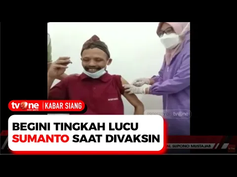Masih Ingat Sumanto Si Manusia Kanibal? Ini Ekspresinya Saat ikut Vaksin