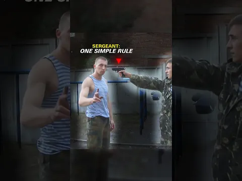 Soldier Disarms Pistol In Under A Second