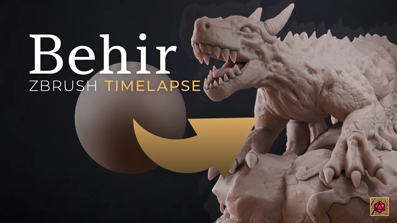 Behir D&D Monster - with Free DnD Pdf - Lizard Beast Perfect for RPG Campaign and Board Games
