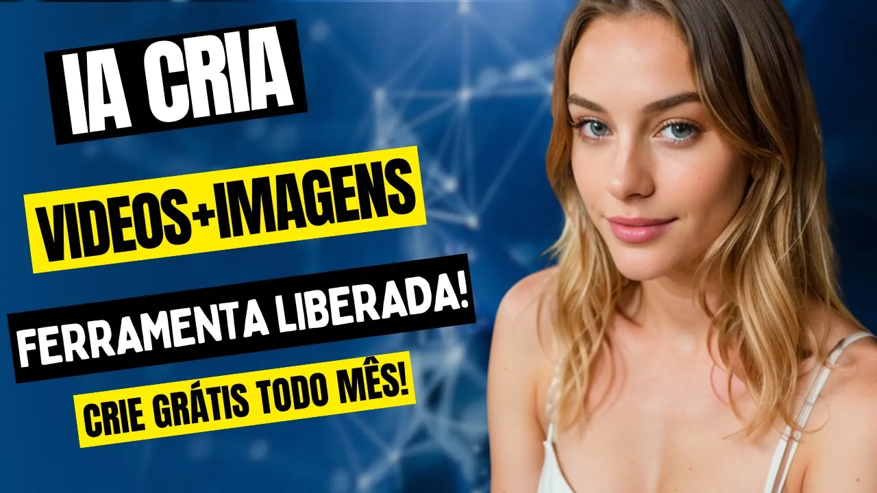 INTELIGÊNCIA ARTIFICIAL GRÁTIS PARA CRIAR VIDEOS E IMAGENS DIGITANDO TEXTO