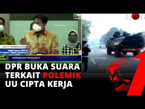 Wakil Ketua DPR Azis Syamsuddin Memberikan Penjelasan Mengenai Simpang Siur Draft UU Cipta Kerja
