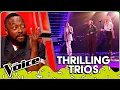 Download Lagu Thrilling TRIO Blind Auditions on The Voice | Top 10