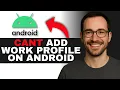 How To Add Work Profile on Android 2026 FULL GUIDE