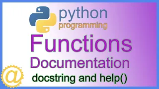 Python - Function Documentation using docstring and help