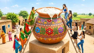 😱 Village vs City: The Ultimate Battle of 3 Sisters | Who Broke the Dahi Handi First? 🔥