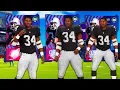 Madden Gave Bo Jackson 3 DIFFERENT Position Cards