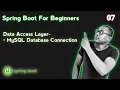 7 Spring boot for Beginners - Data Access Layer MySql Database Connection