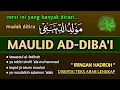 Terbaru... Pembacaan MAULID DIBA merdu pada Kitab MAULID AL BARZANJI || Musik Hadroh