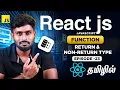 React Js Series for Beginners 23 Function - Return Type Non-Return type in Javascript