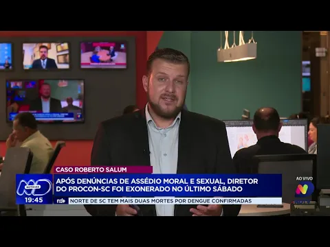 Diretor do Procon-SC é exonerado após denúncias de assédio moral e sexual