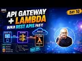AWS API Gateway Lambda REST API in 20 Minutes Build Your First Serverless API Day 10 AWS