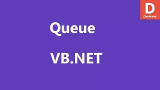 VB Net Queue Data Structure