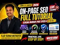On-Page SEO Full Tutorial Schema Markup Page Speed E-E-A-T