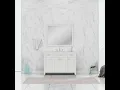Alya Bath - Norwalk 48 Inch Bathroom Vanity in White