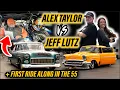 55 Chevy VS 57 Chevy Alex Taylor Jeff Lutz Tri-Five Nationals Match Racing
