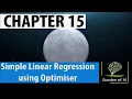 Chapter15 Simple Linear Regression With Optimizer TensorFlow TUTORIALS WITH CODE